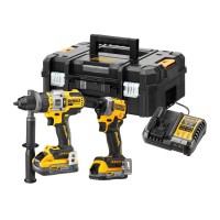 Dewalt DCK2052H1E1T 18V XR Brushless Twin Pack DCD999 Combi + DCF850 Impact Driver  Powerstack 1 x 5Ah, 1 x 1.7Ah, Charg £469.95